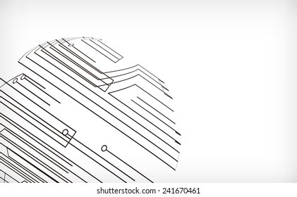 It is an abstract illustration of the technology.