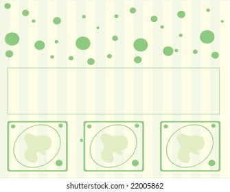 Abstract illustration with a text field