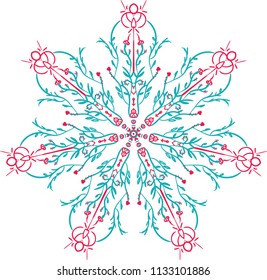 abstract illustration texture mandala vector