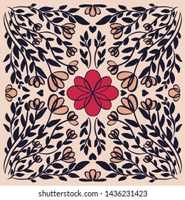 abstract illustration texture mandala vector