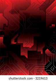 An abstract illustration that could be used as a background with circuit type lines