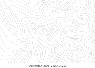 Abstract Illustration Topographic Map Pattern