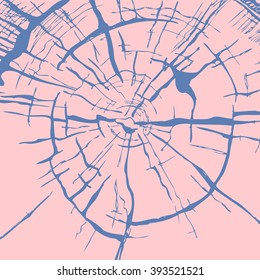 Abstract illustration of tree bark. Vector graphics.