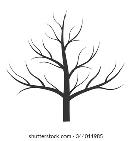 Abstract illustration - tree silhouette
