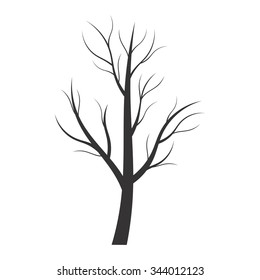 Abstract illustration - tree silhouette
