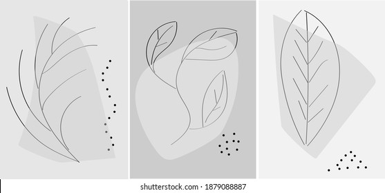 Abstract illustration in trendy gray and white shades for web screensavers, vector format A 4. Modern banner in black and white combinations for packaging template or postcard.