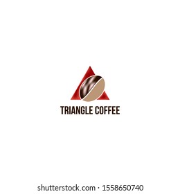 ABSTRACT ILLUSTRATION TRIANGLE COFFEE LOGO VECTOR FOR YOUR BUSINESS