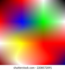 Abstrakte Illustration verschiedener gemischter Farben für Hintergrund oder Tapete