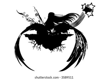 abstract illustration vector