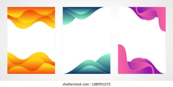 Abstract Illustration vector design of liquid or fluid, for background, banner or cover