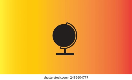 Abstract illustration vector graphic of ball showing world map perfect for History education, world knowledge, etc.