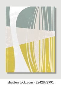 Abstract illustration vector hand drawn modern art design
