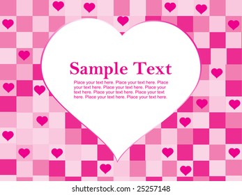 abstract illustration vector heart