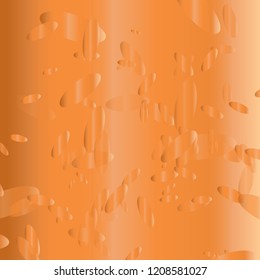 Abstract illustration with vivid colors Confetti on a Pastel Background. Vector Placer from the ovals. Pastel design. Abstract Bright Pattern for cards, banners, print. A Scattering of Confetti