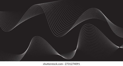 Ilustración Abstractas las ondas