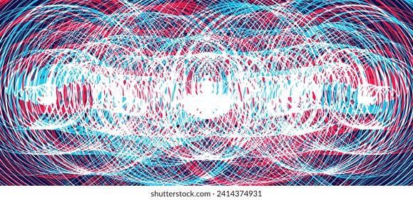 	
Ilustración abstracta del alambre envuelto, creando la ilusión de que un eje gira a una velocidad increíble.