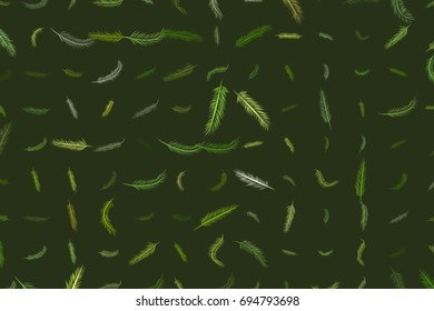 Abstract illustrations of feather, conceptual. Good for design background. Cartoon style vector graphic.