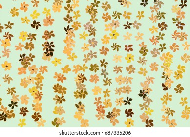 Abstract illustrations of flower, conceptual pattern. Good for design background. Vector graphic.