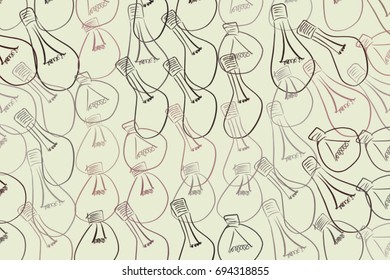 Abstract illustrations of light bulb, conceptual. Good for design background. Cartoon style vector graphic.