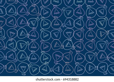 Abstract illustrations of light bulb, conceptual. Good for design background. Cartoon style vector graphic.