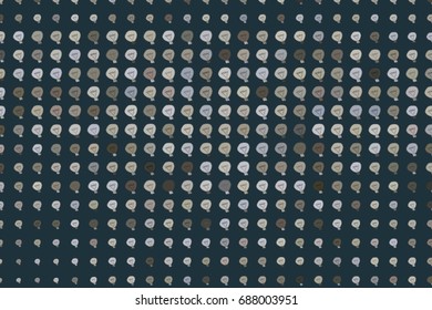 Abstract illustrations of light bulbs, conceptual pattern. Good for design background. Idea conceptual. Vector graphic.