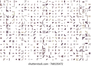 Abstract illustrations of line or shape, conceptual. Good for design background. Vector isolated on white.