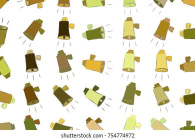 Abstract illustrations of loud speaker, conceptual. Good for design background. Cartoon style vector graphic.