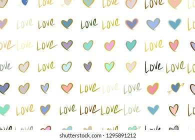 Abstract illustrations of love for valentine day, celebrations or anniversary, conceptual. For design background. Vector artwork.