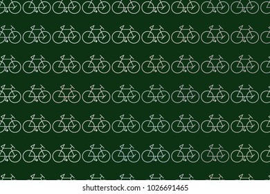 Abstract illustrations of outline of bicycle, conceptual. Good for design background. Cartoon style vector.