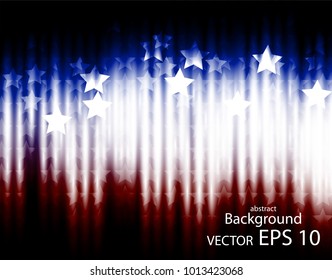 Abstract image of the American flag
