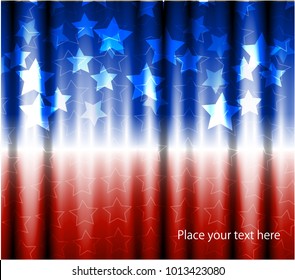 Abstract image of the American flag