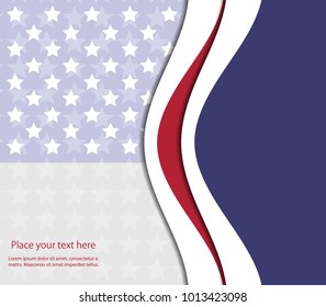 Abstract image of the American flag