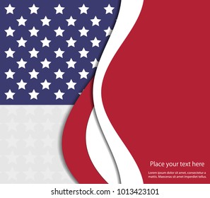 Abstract image of the American flag