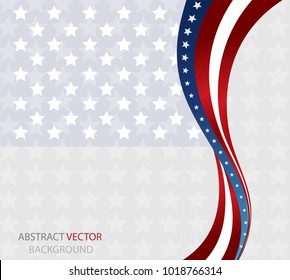 Abstract image of the American flag