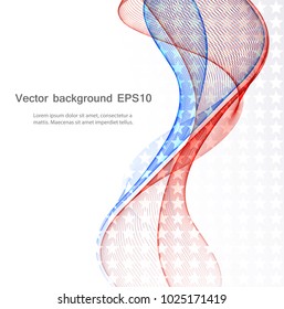 Abstract image of the American flag