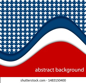 Abstract image of the American flag