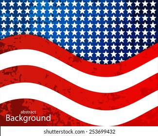 Abstract image of the American flag