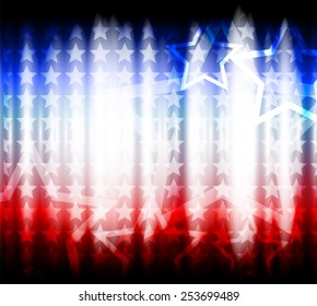 Abstract image of the American flag
