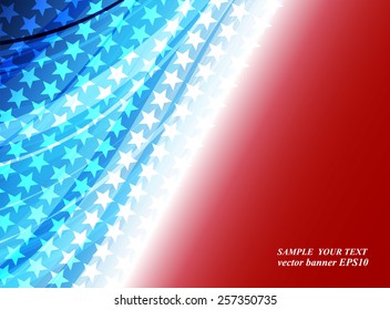 Abstract image of the American flag
