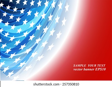 Abstract image of the American flag