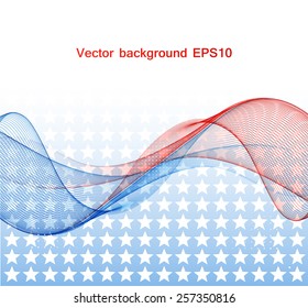 Abstract image of the American flag