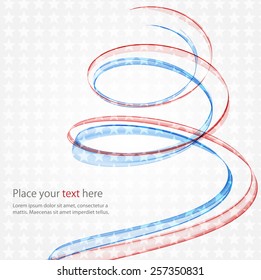 Abstract image of the American flag
