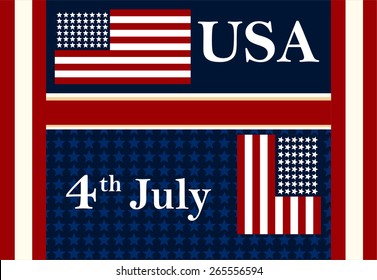 Abstract image of the American flag