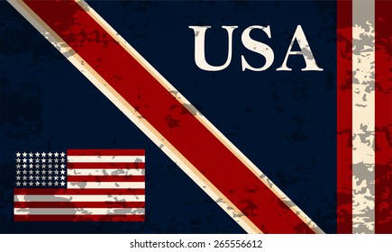 Abstract image of the American flag