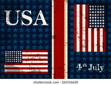 Abstract image of the American flag