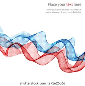 Abstract image of the American flag