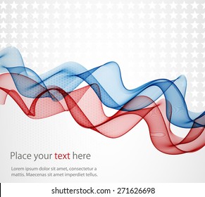 Abstract image of the American flag