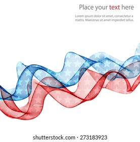 Abstract image of the American flag