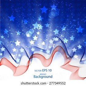 Abstract image of the American flag