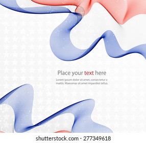 Abstract image of the American flag